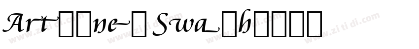 Artlines Swash字体转换